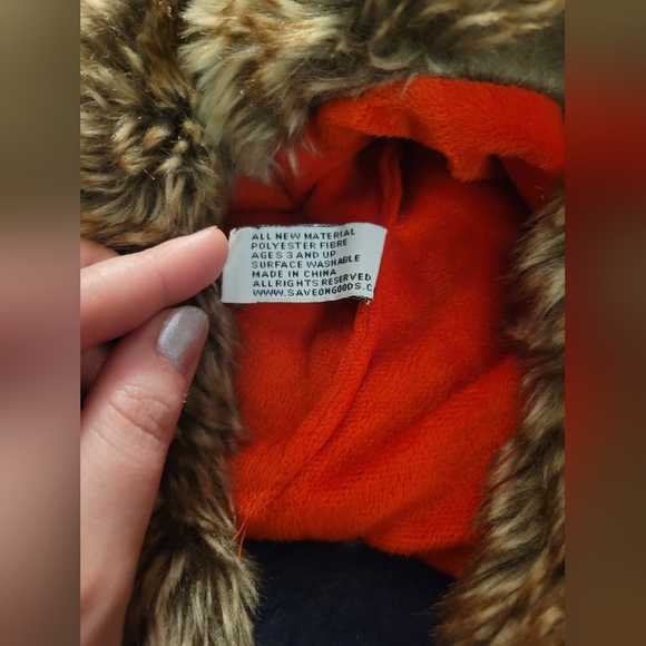 Fluffy Fox/Cat Hat/Scarf - Picture 6 of 12